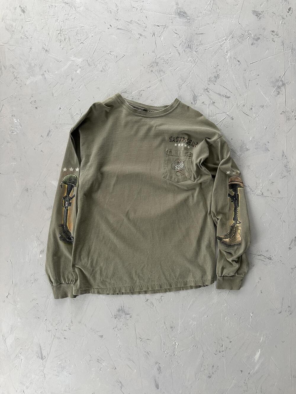 Vintage 90's Easy Riders Militery Long Sleeve